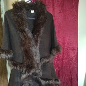 BRAND NEW WOMENS PEPLUM PONCHO/JACKET.